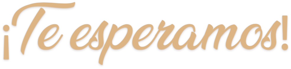 Te esperamos